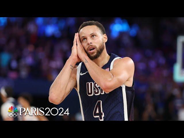 Night Night: Watch Steph Curry put France to bed in slow motion | Paris Olympics | NBC Sports