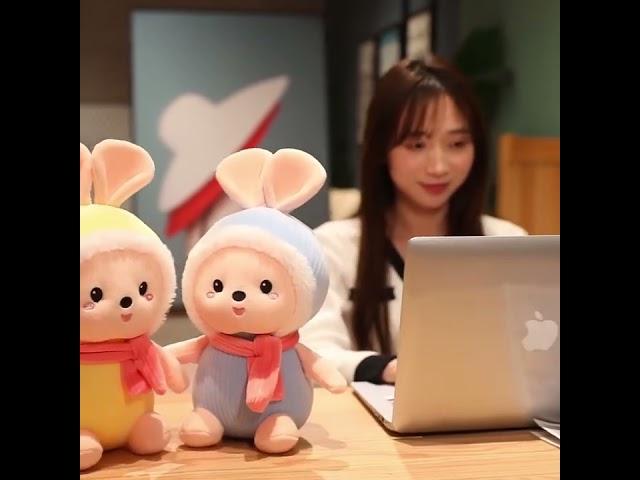 Cute scarf bunny doll