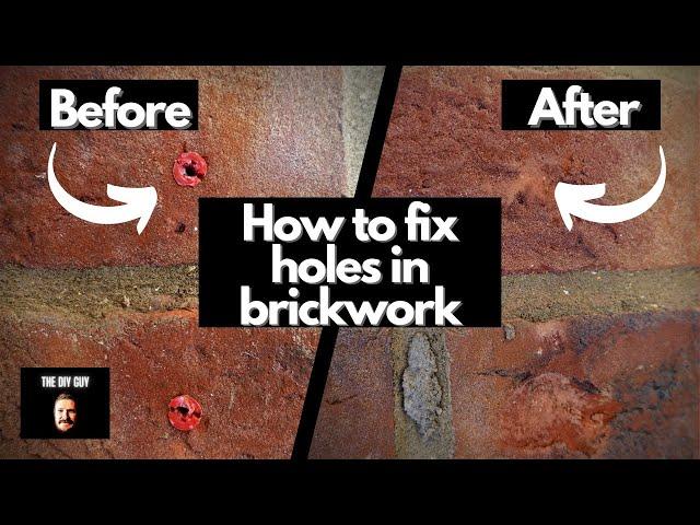 How to Fix Holes in Brickwork | Almost Invisible Repair Hack