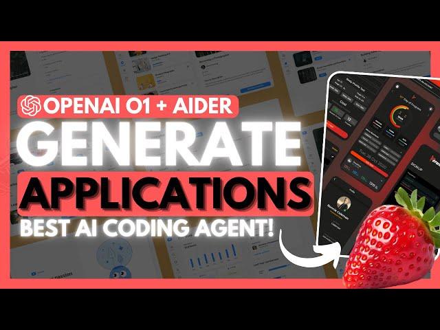 OpenAI o1 + Aider: The BEST AI Coding Agent! Generate FULL-STACK Apps! Better Than Sonnet 3.5!