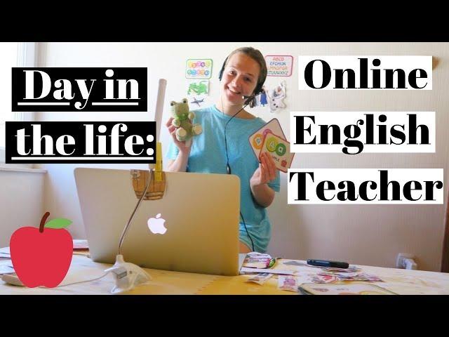 A DAY IN THE LIFE OF AN ONLINE ENGLISH TEACHER | TEACHING ENGLISH ONLINE TIPS