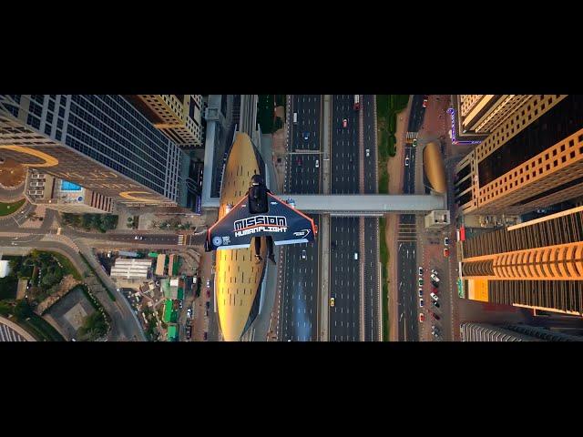 Flyover Sheikh Zayed Road - Jetman Dubai - 4K