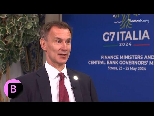 UK's Jeremy Hunt on Ukraine Funding, China Trade, Election: Full Interview