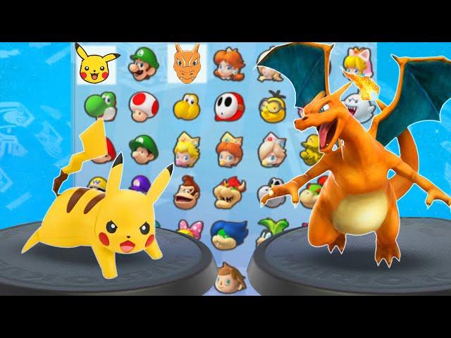 Mario Kart 8 Deluxe - Pikachu Vs Charizard in Mushroom Cup [2Player] The Top Racing Nintendo Switch