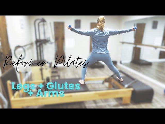 Reformer Skating/Side Split Workout for Glutes, Legs and Arms | Online Pilates Workout