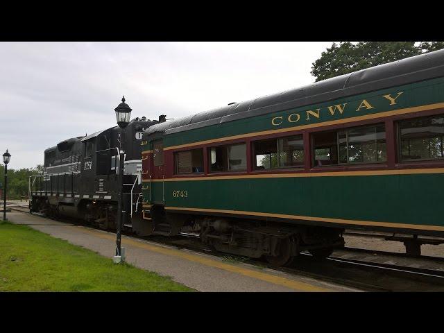 Conway Scenic Railroad to Bartlett 8/16/16