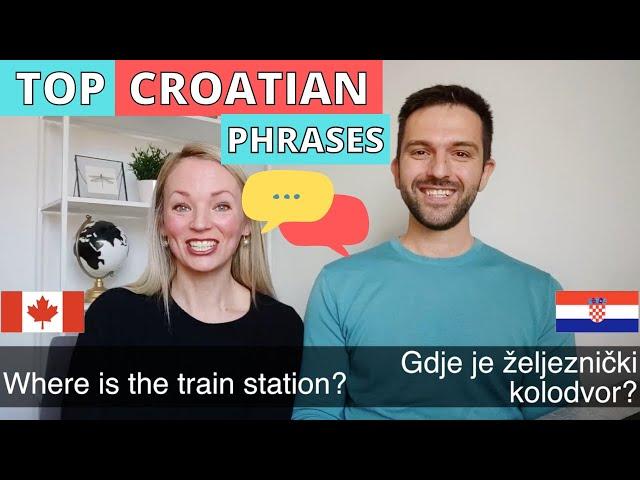 LEARN CROATIAN! 50+ Common Travel Phrases for Beginners!