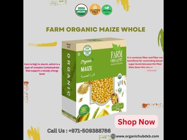 Farm Organic Gluten Free Maize Whole