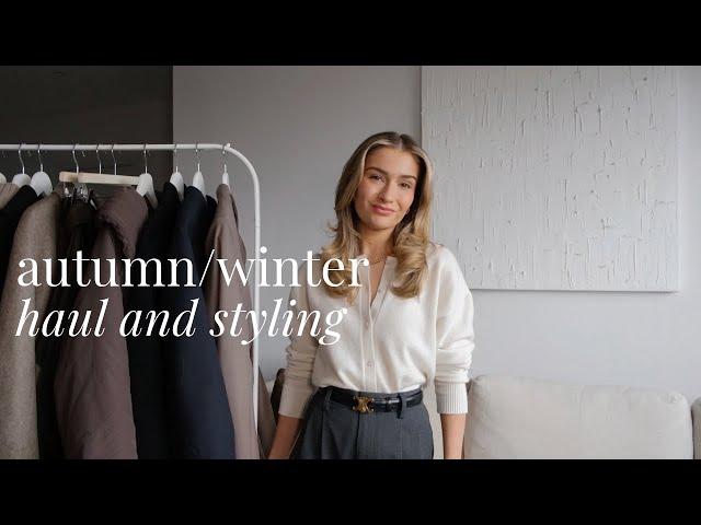 HUGE AUTUMN/WINTER HAUL | MANGO, H&M, COS, ZARA, SEZANE & MORE