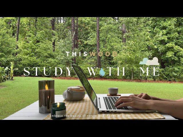 2-HOUR STUDY WITH ME / Rainy Mood  Calm LOFI  / Relaxing and Studying / Pomodoro Timer