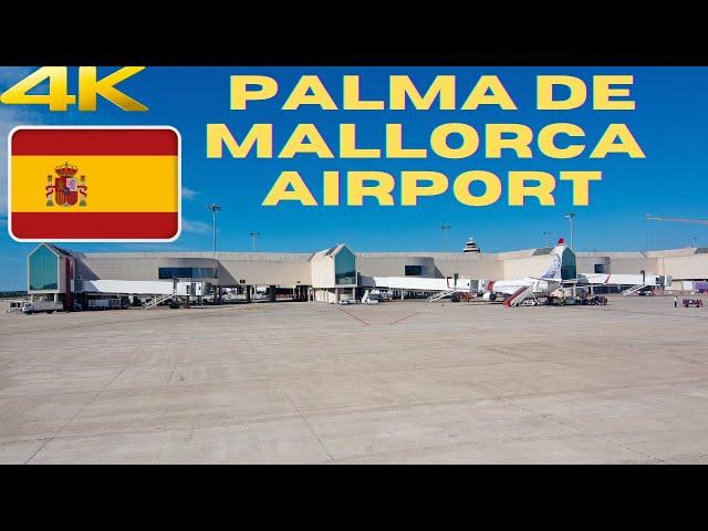 【4K】Palma de Mallorca Airport Walking Tour from Gate to Exit - Aeropuerto de Palma - PMI - Spain