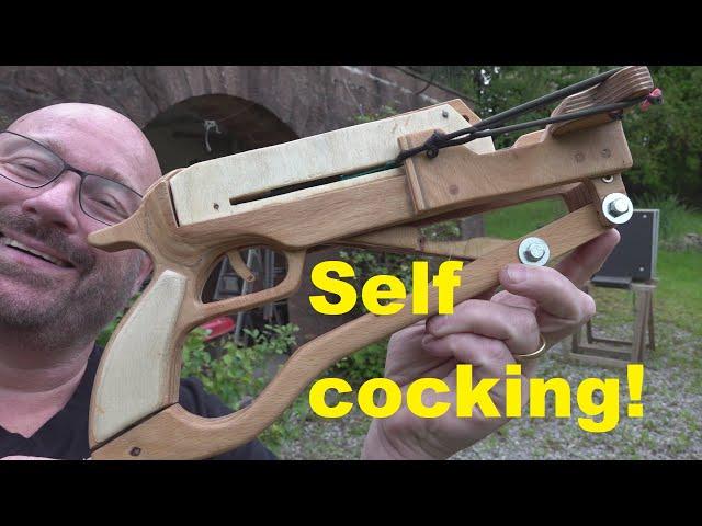 Wooden Slingshot Pistol Is Amazing!