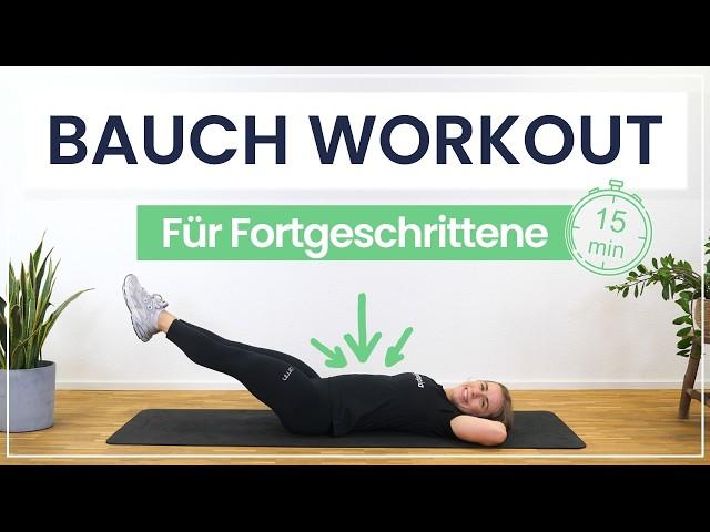 Bauchtraining für Fortgeschrittene - 15 MIN extrem effektive Übungsroutine!