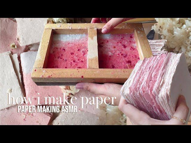 how i make paper in real time • asmr paper making [video compilation]