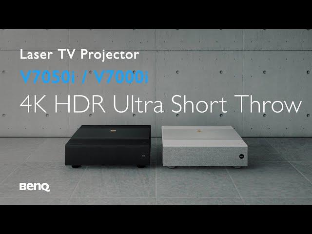 The BenQ V7000i / V7050i 4K Laser TV - Ultra Short Throw Projector