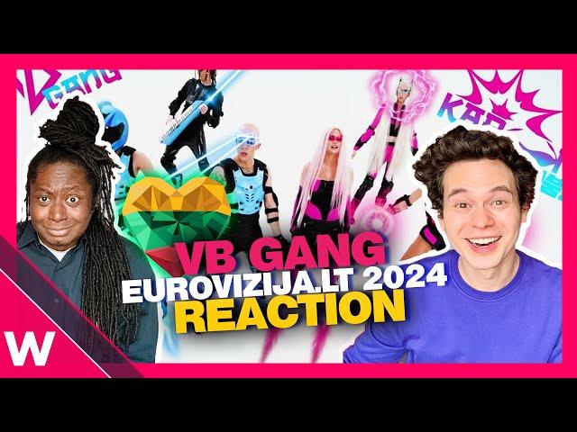  VB Gang – KABOOM Reaction | Eurovizija.LT 2024