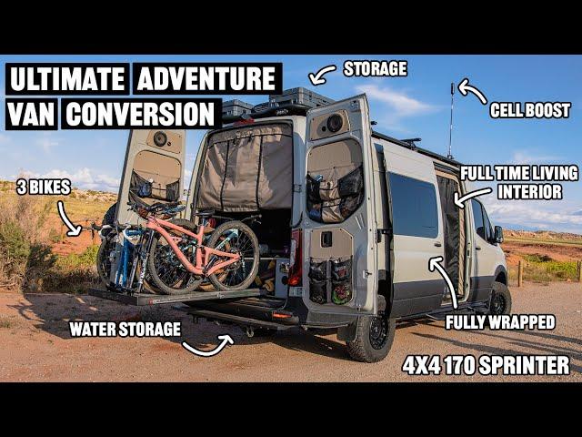 The Ultimate Off-Road Van Conversion? (Mercedes Sprinter 170 Van Tour)