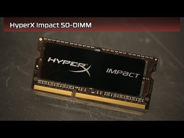 Играй по-новому вместе с памятью SO-DIMM HyperX Impact с функцией автоматического разгона.