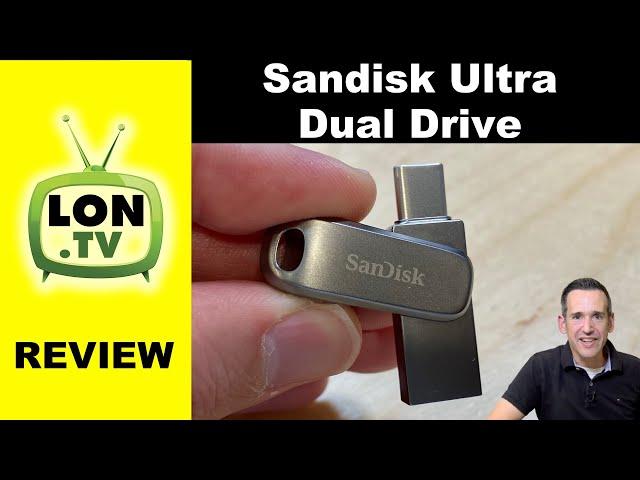 Sandisk Ultra Dual Drive USB-C and USB-A Flash Drive Review / Memory Zone app overview