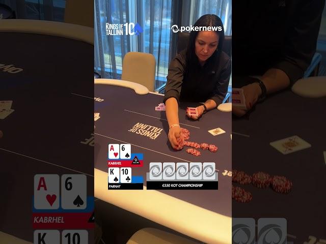  NO LUCK for Martin kabrhel in the KoT Championship! | OlyBetPoker #PokerNews #Shorts