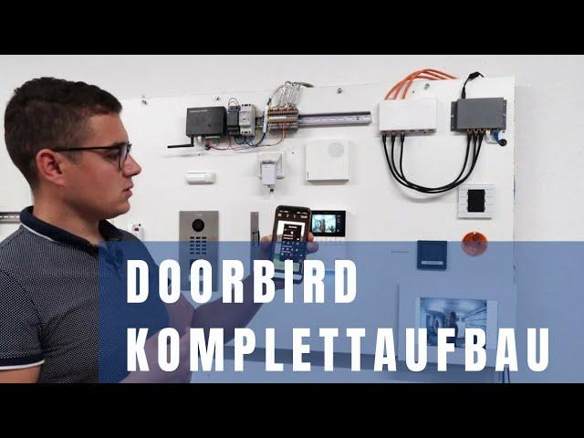 Doorbird Komplettaufbau Türstation D2101V Innen A1101| Controller A1081| MDT Glas| Android Tablet