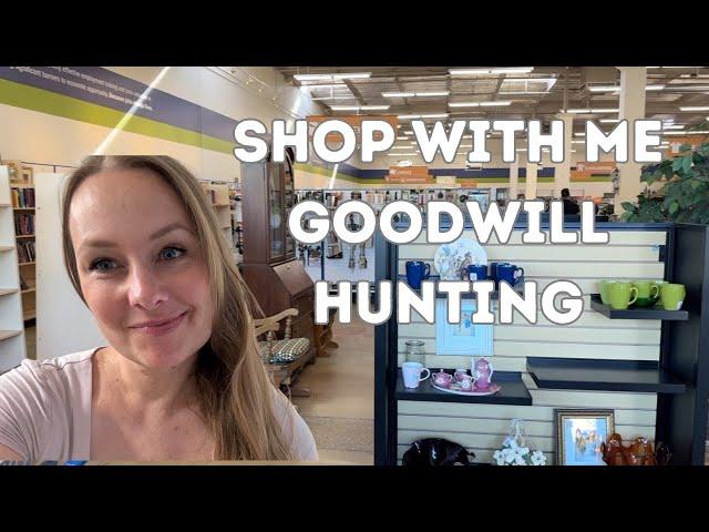 Looking For Treasure In The Hard Goods Today | Come Thrift With Me Goodwill