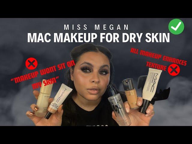 DRY SKIN MAKEUP ROUTINE WITH MAC COSMETICS