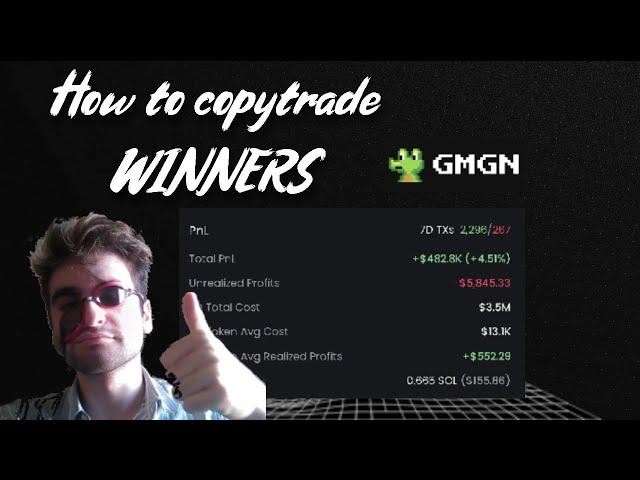 How to find profitable wallets to copytrade | How to win money with memecoins as a starter