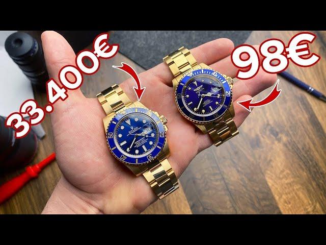 33.000€ Rolex vs 98€ Amazon Uhr (Invicta)