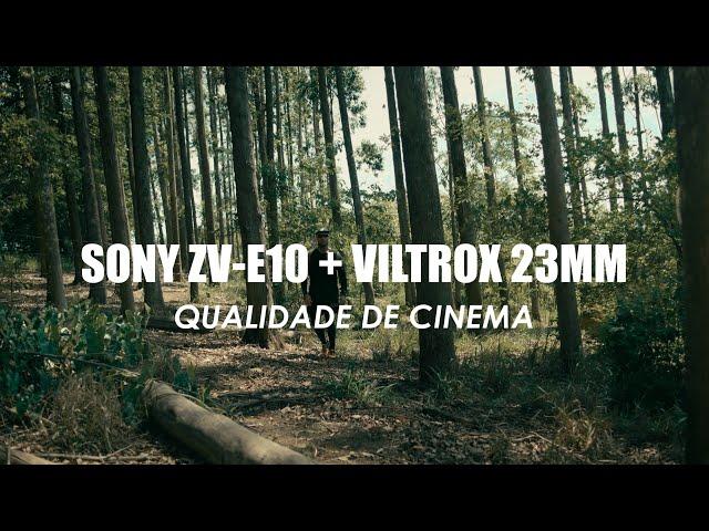 GRAVEI na FLORESTA com QUALIDADE DE CINEMA usando a SONY ZV-E10 e a lente VILTROX 23mm F1.4