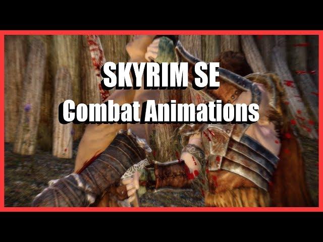 Skyrim Special Edition | PC | Combat Animations Gameplay