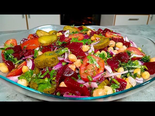 This beet salad without mayonnaise will decorate any festive table! Delicious and simple recipe