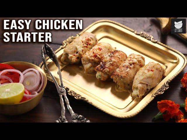 Chicken Dilkhush Kebab Recipe | Chicken Starter For Party | Chicken Recipe By Smita Deo |Get Curried