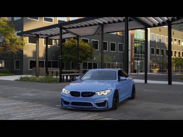 BMW M4 Marina Blue [4k]