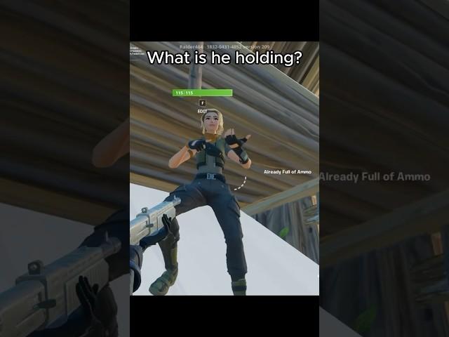 What is he holding? #memes #funny #fortnite #200pumpedbtw #fortniteclips #fortnutefunny