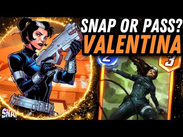 VALENTINA  Details & Mechanics! | Snap or Pass | Marvel Snap