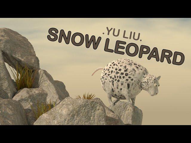 YU LIU'Snow Leopard-what if animals were round?