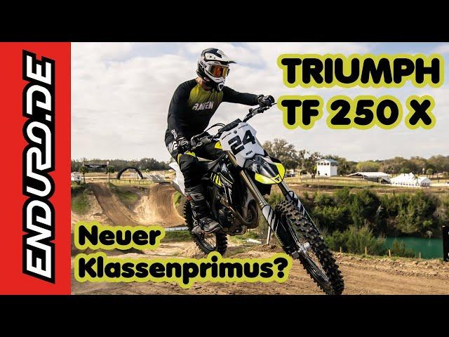 Triumph TF 250 X: Der neue Star der MX2-Kategorie? | Erster Fahreindruck mit Marko Barthel