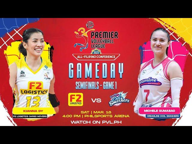 F2 LOGISTICS vs. CREAMLINE - Full Match | Semi-Finals G1 | 2023 PVL All-Filipino Conference