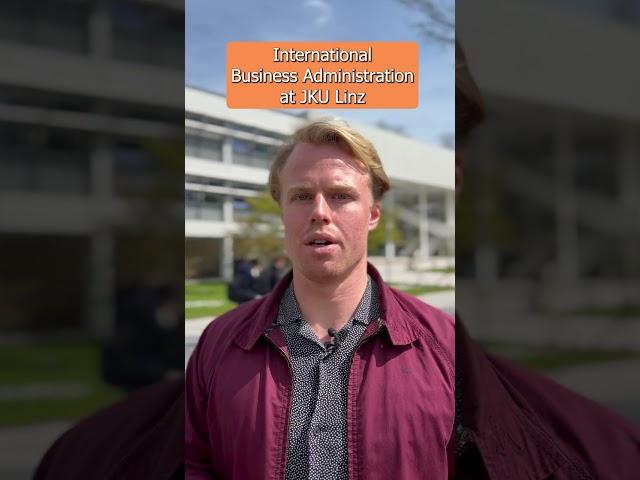 International Business Adminsitration at JKU