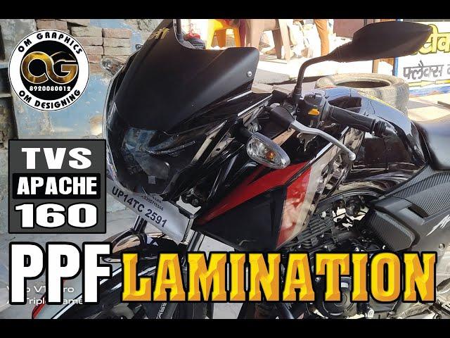 TVs Apache RTR 180 Lamination | installation  |  om graphics