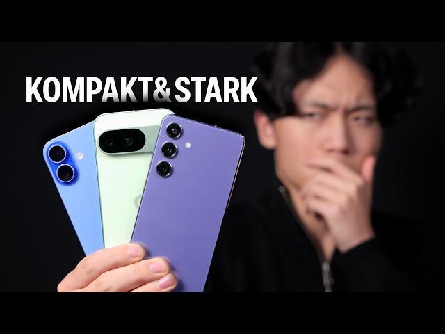 Vergleich KOMPAKTER Flaggschiffe: iPhone 16 vs Galaxy S24 vs Google Pixel 9