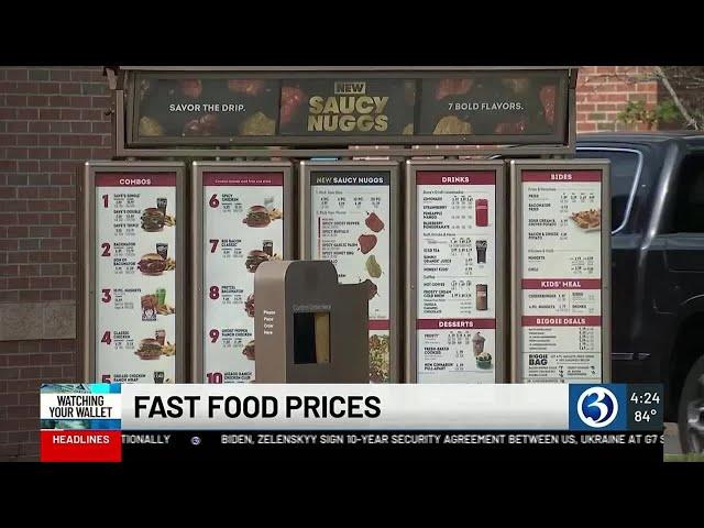 Watching Your Wallet: Fast Food costs on the rise