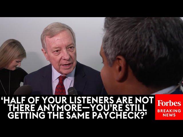 VIRAL MOMENT: Durbin Claps Back At CNN Reporter Pressing Him On Whether Lawmakers Should Get A Raise