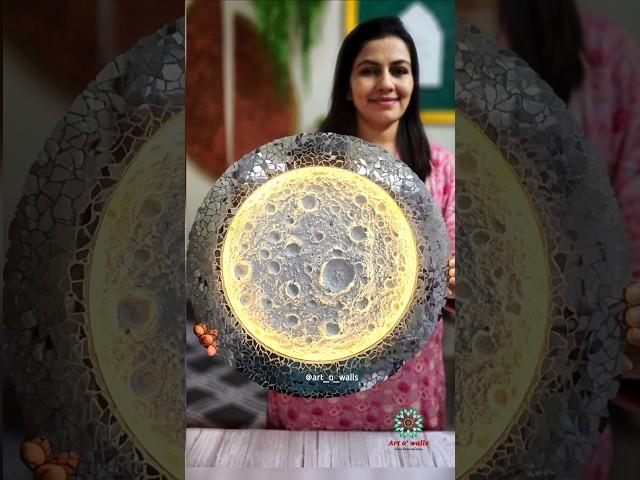 Moon Lamp #trending #shorts #diy #diyprojects #diycrafts #karwachauth #festivevibes #viral #diwali