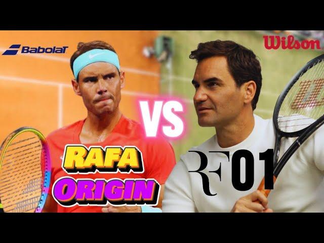 Wilson RF01 PRO VS Babolat Rafa Origin racket review  (which will win?!?)