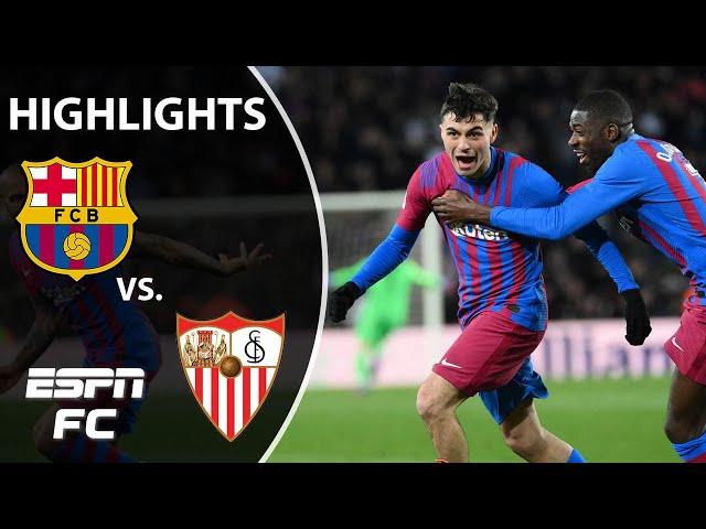 Pedri snags lone goal as Barcelona defeats Sevilla | LaLiga Highlights | ESPN FC