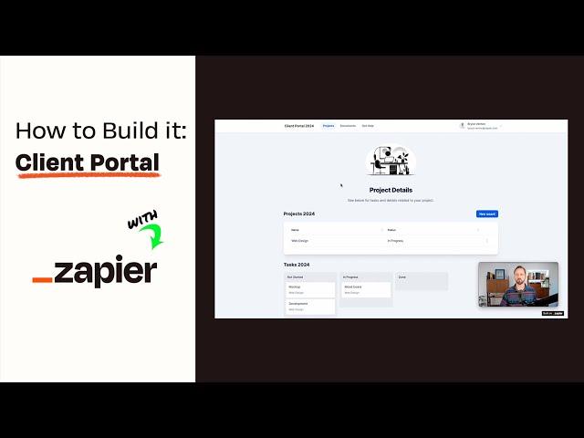 Create a Client Portal Using Only Zapier (How to Build It)