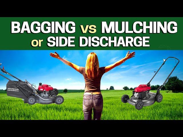 Mulching vs Bagging vs Side Discharge - Which is Best & Why to help your Lawn