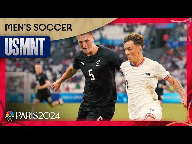 U.S. men's soccer handles New Zealand WITH EASE in dominant 4-1 outing | Paris Olympics | NBC Sports